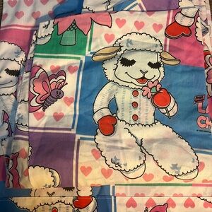 vintage Lamb Chop fitted and single twin sheets